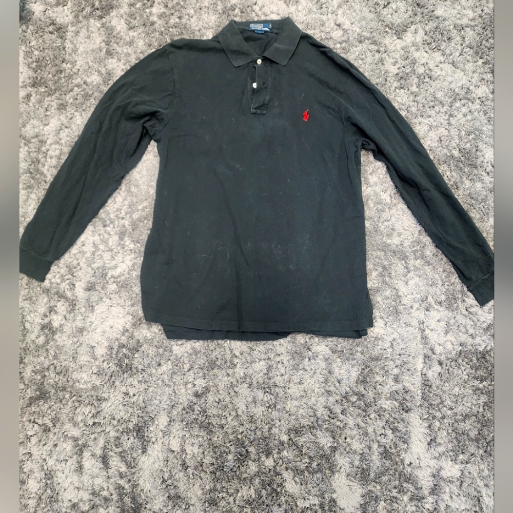 Polo by Ralph Lauren Men's Shirt Black Tall